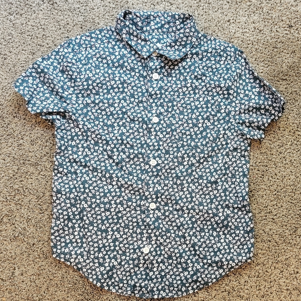 Button Down Floral Shirt sz XS